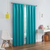 Eclipse Kendall Blackout - Panel de Cortina Termal, Turquesa, 107