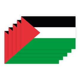 Free Palestine Sticker, Palestine Flag Sticker Decals Flag of Palestine (5, 6x4 inch)