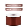 Yamkim Double Faced Polyester Rust Satin Ribbon 2 Inch 25