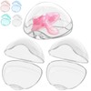 Smlpuame Pacifier Case,3 Pack BPA Free Pacifier Holder Case,Transparent Container