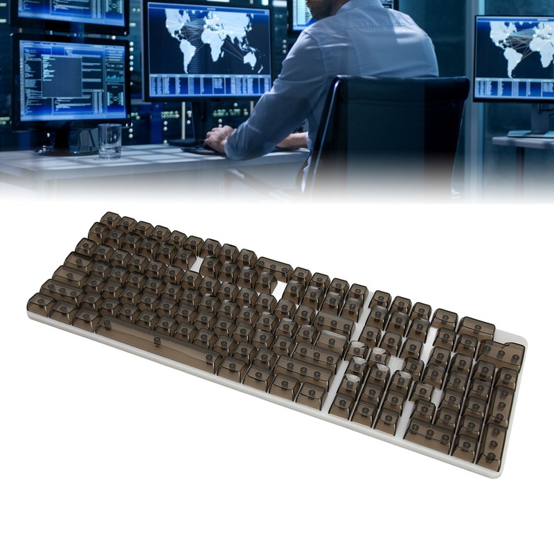 Keycap Set 132 Keys High Transparent PC CBSA Heigh Matte