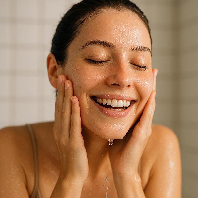 SpaScriptions Turmeric + Vitamin C Foaming Facial Cleanser, pH Balanced,