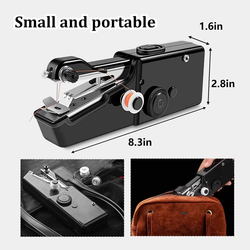 FANGXIN Handheld Sewing Machine, Hand Held Sewing Device Tool Mini