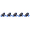 50Pcs 3‑Way Pneumatic Connector Quick PU Tube Hose Push in