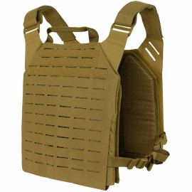 Condor 201139 Tactical LCS Laser Cut MOLLE PALS Vanquish VAS Plate Carrier Vest - Coyote Brown
