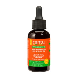 Cantu Strengthening Biotin-Infused Hair & Scalp Oil with Rosemary and Mint (95ml), Packaging may vary