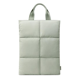 Comfyable Puffy Laptop Sleeve 15 16 Inch, Quilted Puffer Laptop Carrying Case with Handle, Pillow Case Compatible for MacBook Air 15 In M3 2024 & MacBook Pro 16 In 2024 M4, Puff Cover, Slate Green