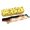 Ukulele Strap Cotton Adjustable Grid Pattern Hole Free Installation Belt