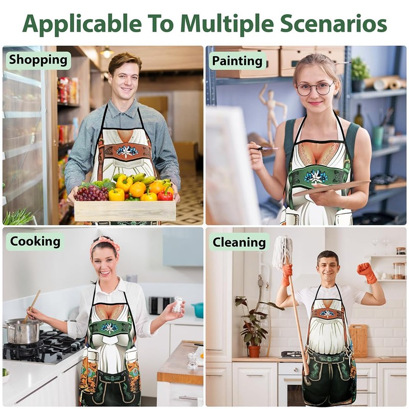 SZZLXYMT Men Funny Oktoberfest Apron Sexy Roman Apron Men Oktoberfest