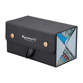 Pearl Manhattaners 203520 Glasses Case, Blue, Hard Snap Button Type, Wall Mounted, Holds 4