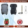 5 Button Key Fob Case for Chevy Silverado GMC Sierra