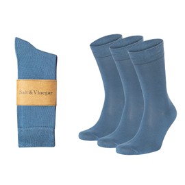 Mens & Womens Bamboo Socks, 3 Pack Dress Socks, Soft Comfy Natural, Seamless Toe, UK Size 4-7 & 7-11