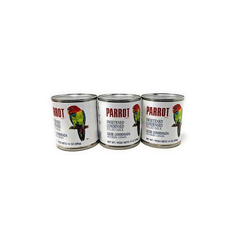 Parrot Brand Sweetened Condensed Filled Milk 14oz, 3 Pack