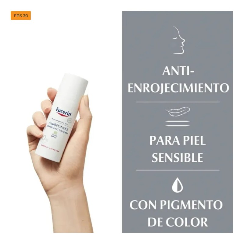 Eucerin Crema Antienrojecimiento Piel Sensible Fps30 50ml Sensible Día