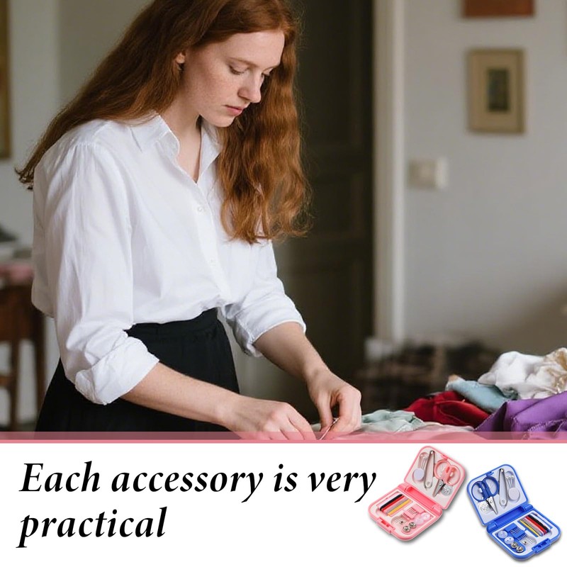 2 Pack Mini Travel Sewing Kit Portable Emergency Sewing Kit