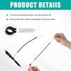 10Pcs Elastic Lanyard Tether, Silicone Pen Leash, Pen Lanyard Retractable,