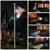 Aurolit Flagpole Light Solar Powered,Auro 7 Pro Solar Spot Light
