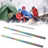 2Pcs Collapsible Metal Straw 304 Stainless Steel Drinking Travel Telescopic