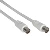 InLine® 10m 2X Shielded >75dB Antenna Cable - White