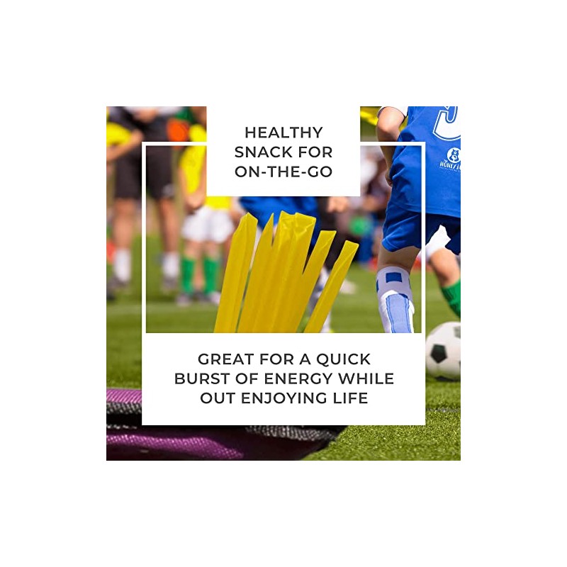 The Honey Jar Lemon Flavored Honey Sticks - Pure Honey