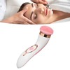 Electronic Facial Brush Reduce Fatigue Silicone Head Jadestone Roller Massaging