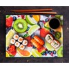 TMK Glass Chopping Board 30 x 22 cm with Fruit