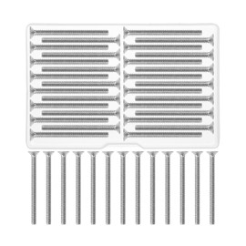 Bates- Wall Plate Screws, 6-32 x 1.5, 30 pcs, Long Screws, 6-32 Screws, Long Electrical Outlet Screws, Long Outlet Screws, Outlet Cover Screws Wall Plate Screws