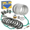 300EX Clutch Friction Plates Gasket & Oil Filter Kit Compatible