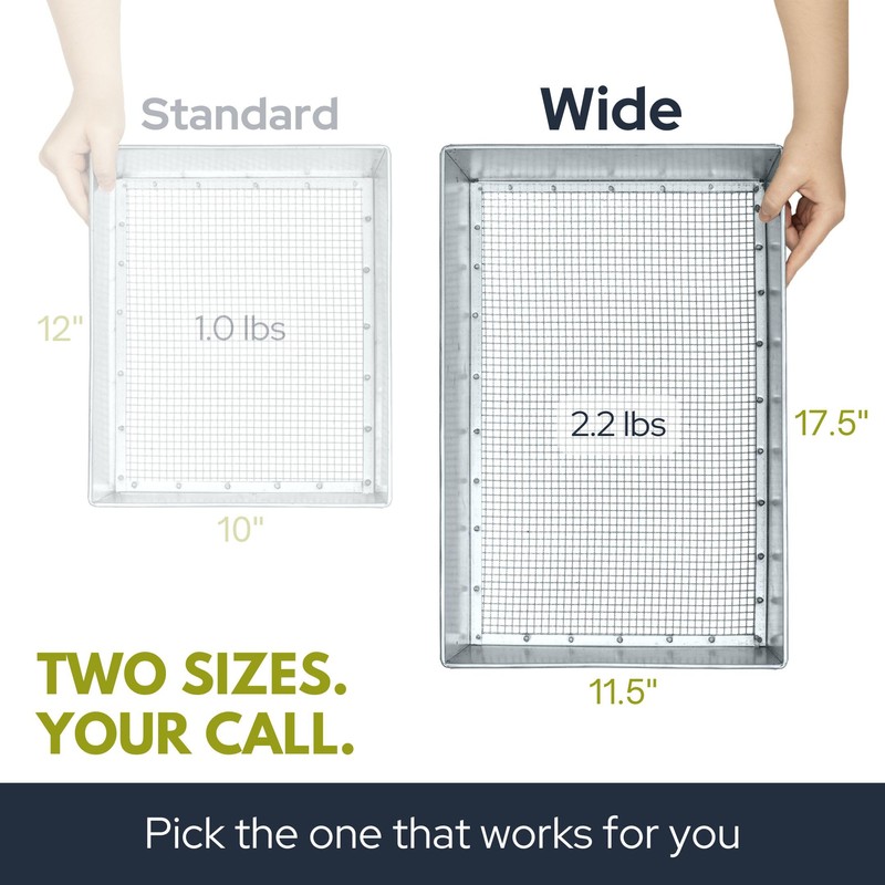 Wenses Soil Sifter, Wide Size (17.5 x 11.5 inches) with