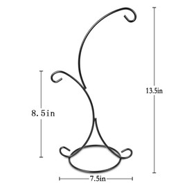 Awesomes Air Plant Stand/Flower Pot Stand Holder Iron Pothook Stand for Hanging Glass Terrarium (Human)