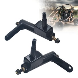 Left&Right Spindle Steering Knuckle with Ball Joint Assembly fit for Coleman KT196 Go Kart 196cc 6.5HP CK196-T Gas Powered Off Road 4 Wheeler Quad Racing Go Cart