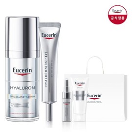 Eucerin Hyaluronic Epiceline Serum 30ml + Hyaluronic 3X Eye Cream 15ml Free 3 / 유세린 하이알루론 에피셀린 세럼 30ml + 하이알루론3X 아이크림 15ml 증정3