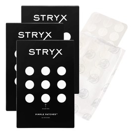 Stryx Hydrocolloid Acne Pimple Patches for Men, 3-Pack - Great for Breakouts, Zits, Blemishes, Whiteheads, & Reducing Redness - Designed for Men’s Larger Pores - Ultra-Thin, Invisible Application