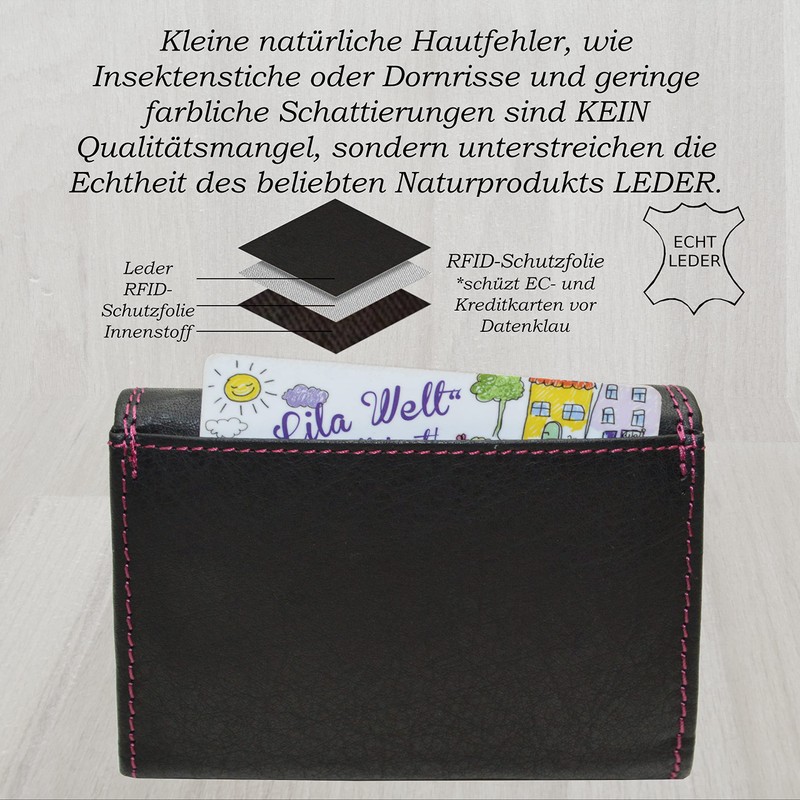 flevado Women's / Children's Wallet Mini Party Purse RFID Protection