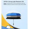 Meichoon Portable Compact Umbrella UPF50+ Sunshade Protection Lightweight Waterproof &