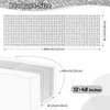 Eternal Beauty 48 Inches Long Sequin Glitter Silver Table Runner