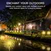 suddus Solar Garden Lights Outdoor Waterproof Decorative, 2Pack 150LED Firework