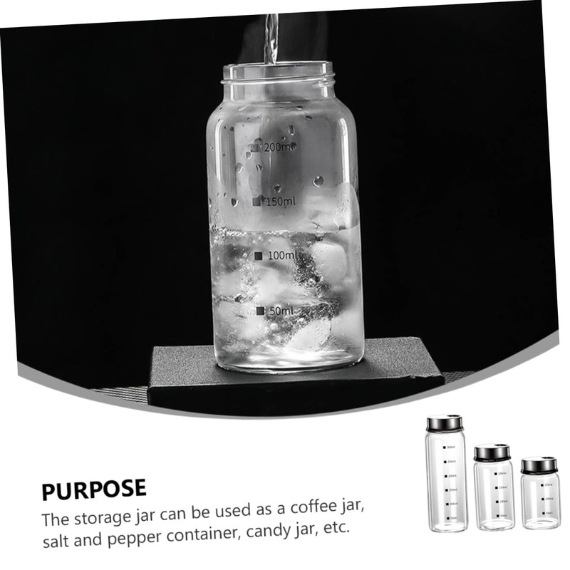 CIYODO Compact Seasoning Jars 3 Pack Condiment Can Stylish and