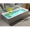 Seatery Bathtub Drain Hair Catcher with Drain Plug, Silicone Tub