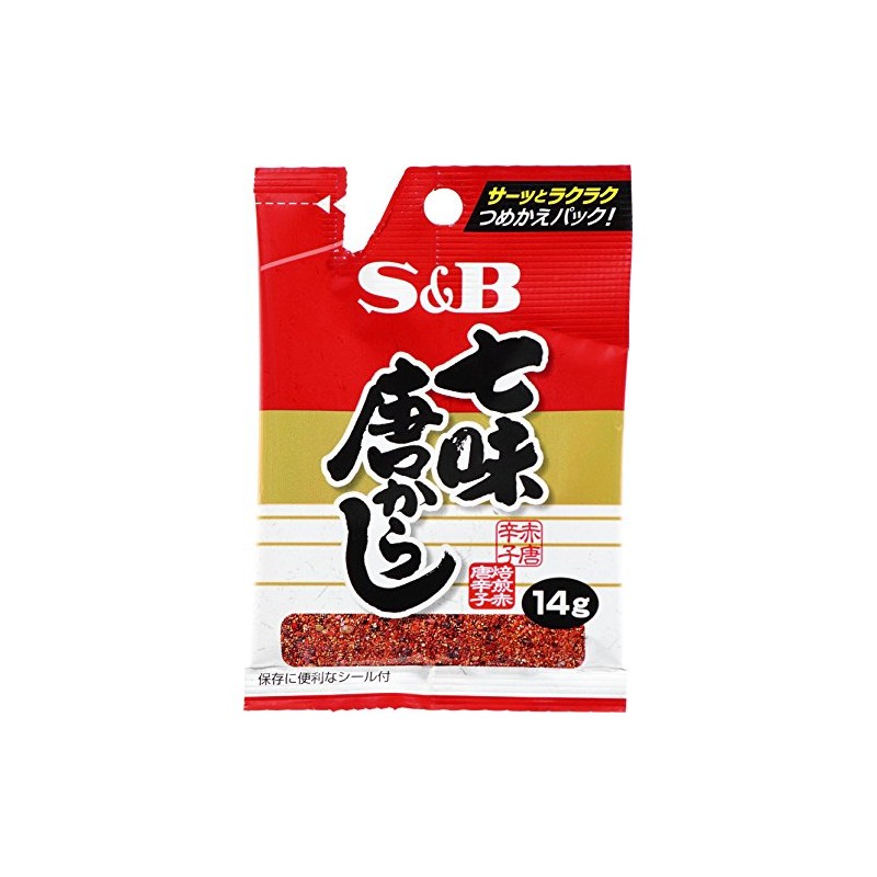 S&B Shichimi Karashi Bag 0.5 oz (14 g) x 10