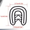 Unbranded 10Ft Car Door Edge Guard Moulding Trim+Reflectiv