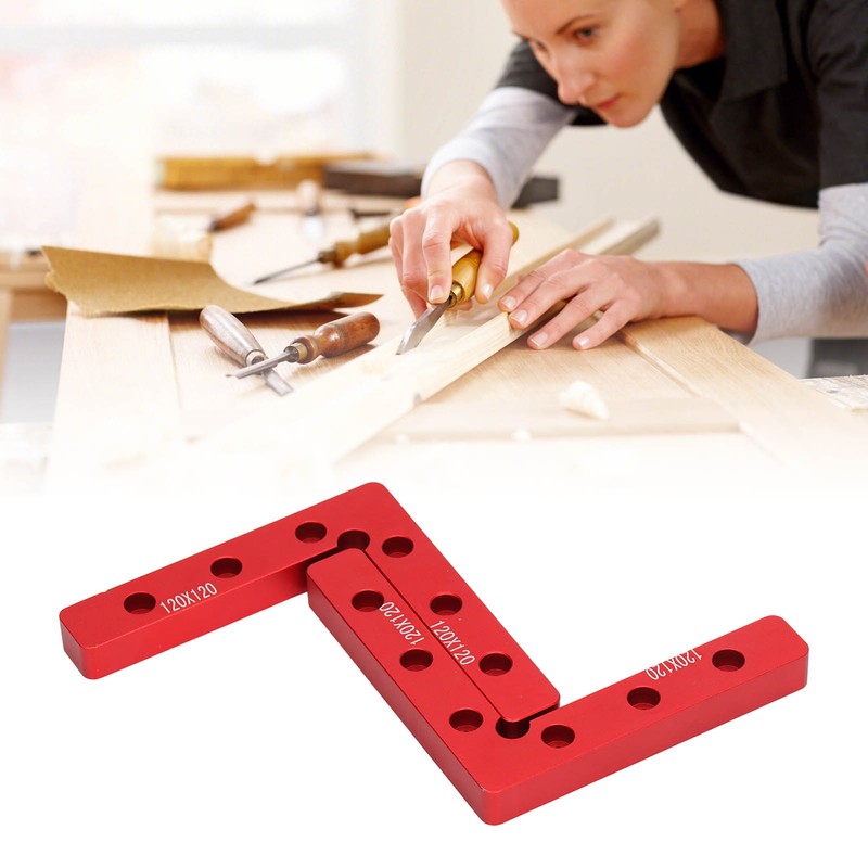 2Pcs 90 Degree Positioning Squares Aluminum Alloy Right Angle Clamps
