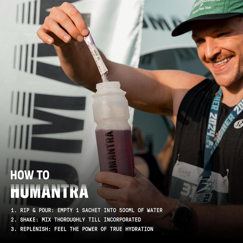 Humantra Hydration Packets | Zero Calorie, Zero Sugar Electrolyte Hydration