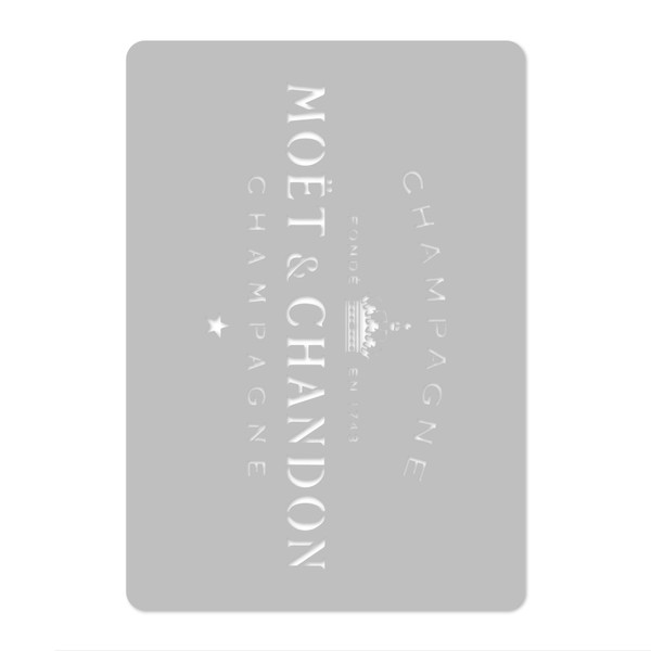 DIY Reusable Plastic Stencil // A3 A4 A5 Vintage Champagne