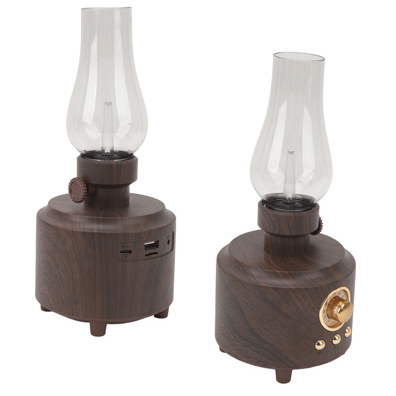 Vintage Light Bluetooth Speaker Rechargeable Lantern Audio Speaker for Outdoor