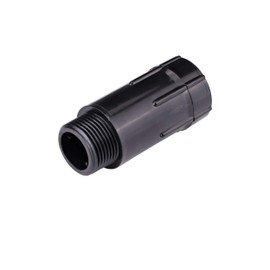 Raindrip R465CT Pressure Regulator, 3/4-Inch FPT X 3/4-Inch MPT, 30 PSI, for Drip Irrigation Systems, Attach to Outdoor Faucet, Hose Bibb, 1-Pack Blister Package, Black
