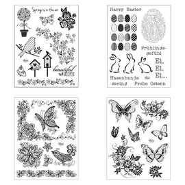 Viva Decor GmbH Clear Stamps Set of 4