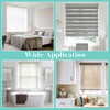 6Pcs Metal Square Headrail Brackets - White Venetian Blind Fittings