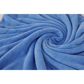 Men’s Bath Wrap Towel Soft Cozy Water Absorbent Shower Bathing Towel Cover Up Bathrobe Adjustable Snap on Closure for Home Gym Spa Beach Pool Sauna (Blue)