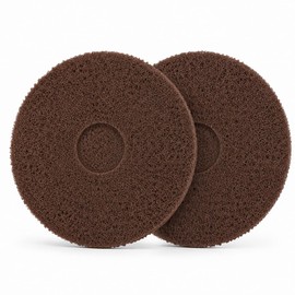 437049 Brown Scrub Pad 12 Inch for Oreck Orbiter, 2 Pack